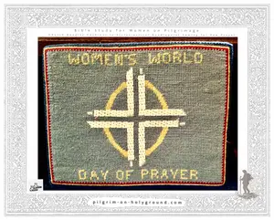 Church kneeler cushions Christian womans  world day of prayer