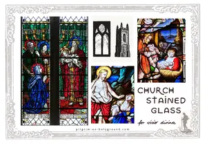 Church Stained Glass Windows for womens Bible studies at Pilgrim on Holyground