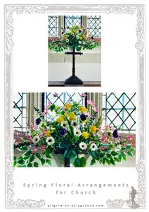 Flower Arrangements for Church,Real photo ideas for altar floral decor in European churches, chapels and shrines from my pilgrimage trips 