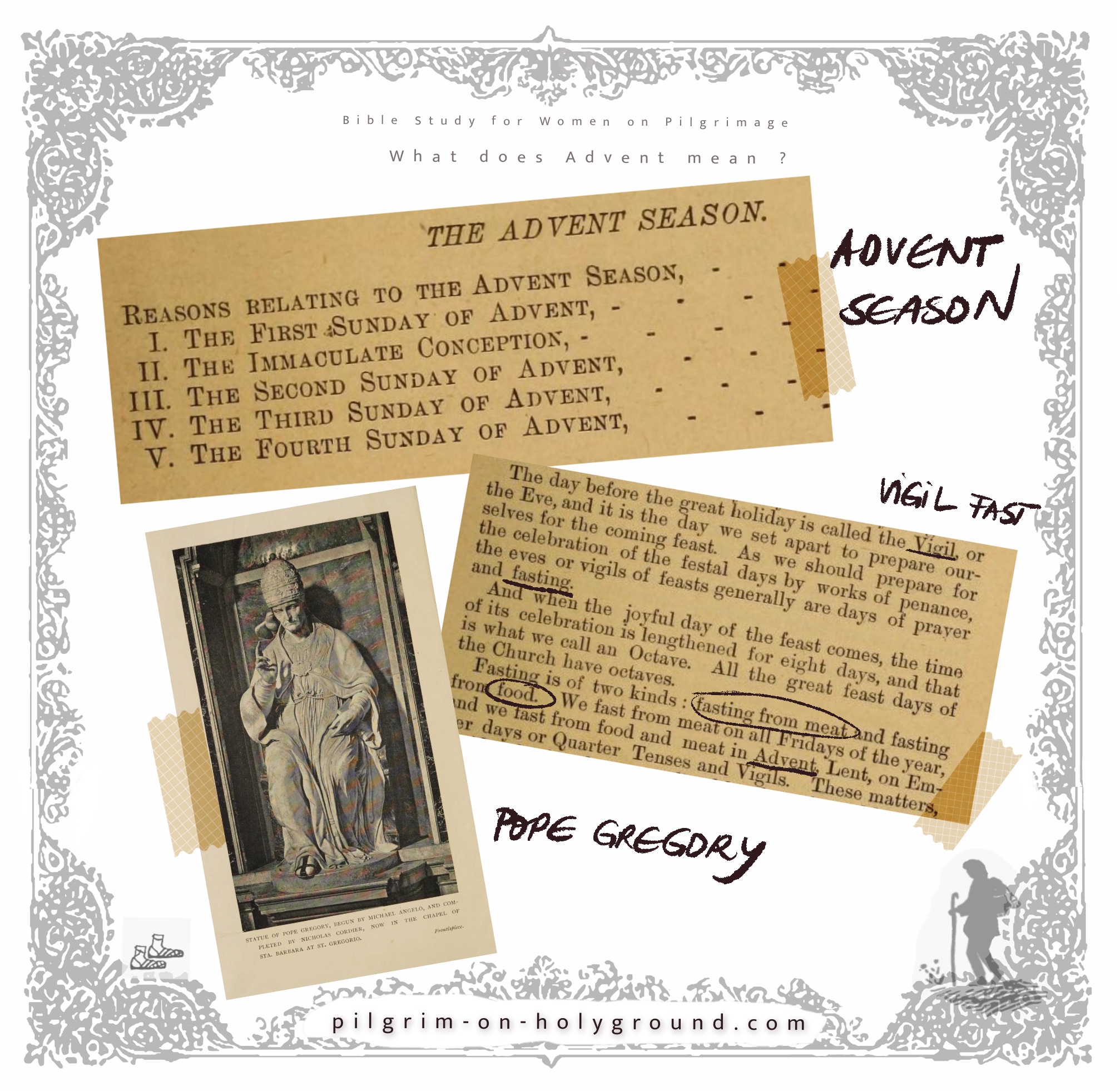 Advent-Bible-study-what-does-advent-mean-pilgrim-on-holyground- Pope Gregory History Advent-Bible-study-what-does-advent-mean-pilgrim-on-holyground- Pope Gregory History