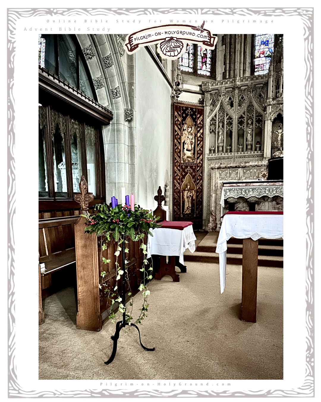 High Altar View Traditional Advent in the Catholic Church Colours for Advent Wreath, Meaning of Advent Wreath Candles Symbolism, My Pilgrimage Photos from Catholic Christmas
