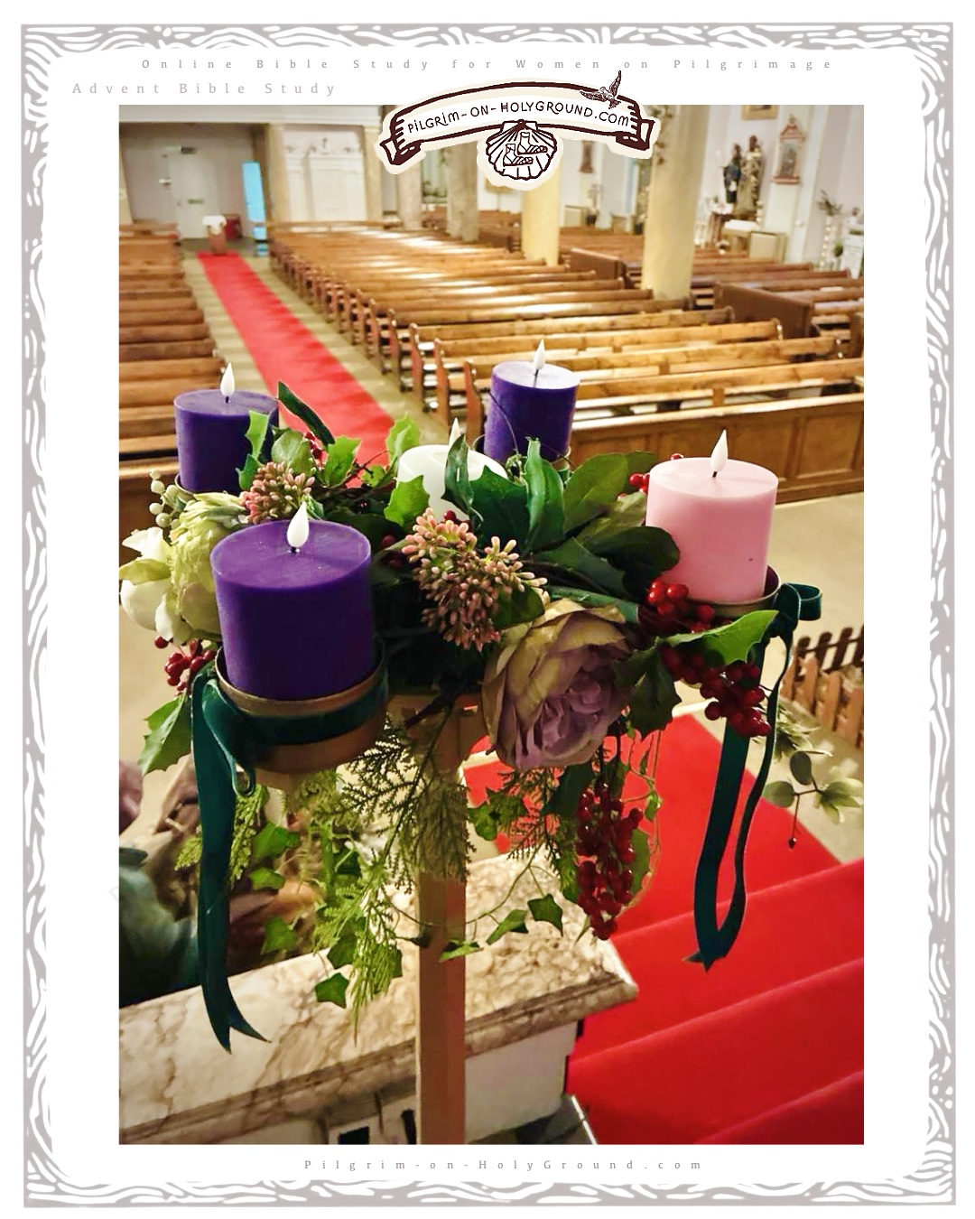 ✞ Symbolism of the Church Colours for Advent in the Catholic Church

Three purple advent wreath candles , with the colour purple symbolising for for penance, preparation and royalty