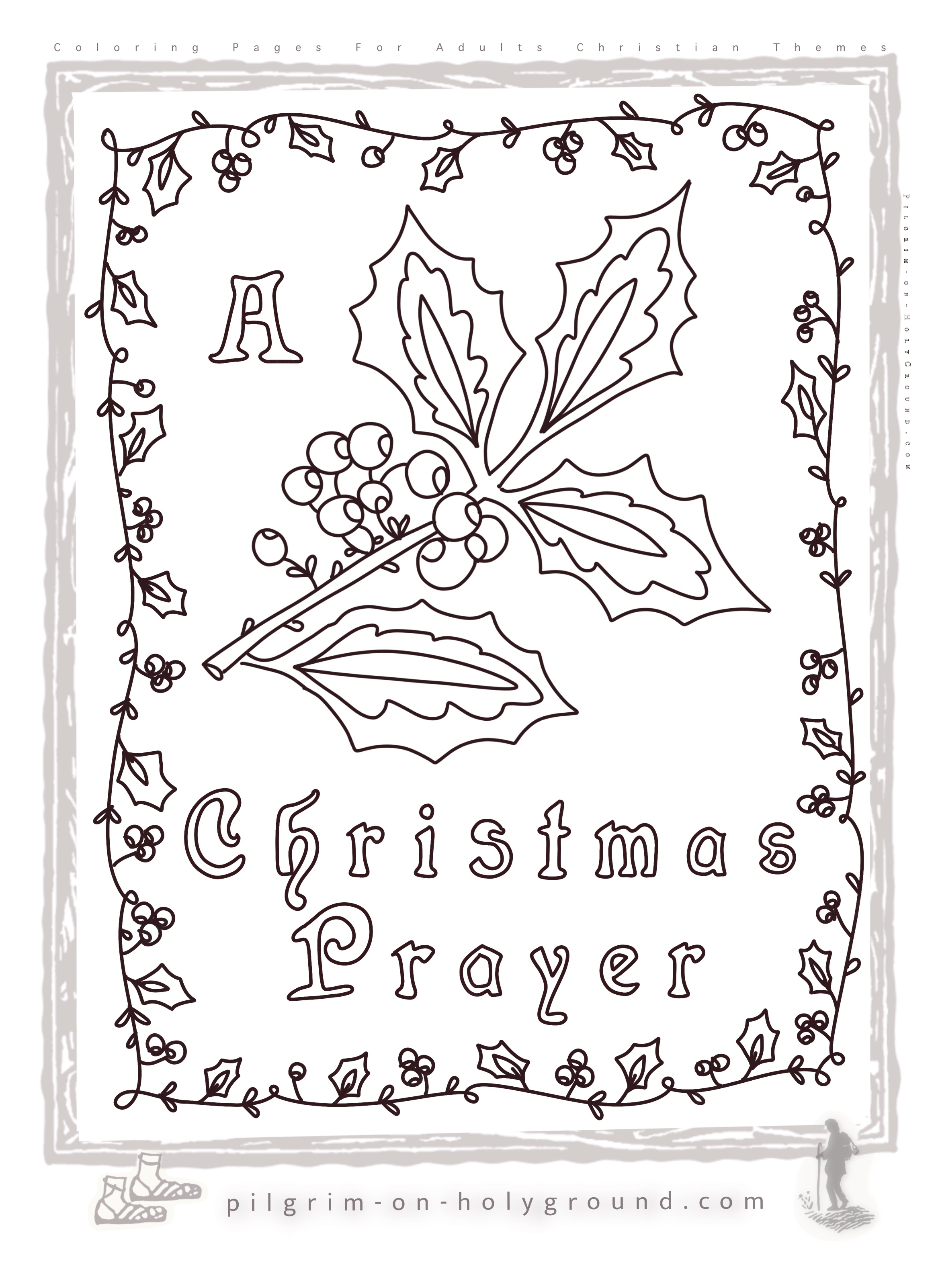 A christmas wish to color in picture with lettering and a Blessing to you script, a bunch of winter foliage with a ribbon and decorative lettering A christmas wish to color in picture with lettering and a Blessing to you script, a bunch of winter foliage with a ribbon and decorative lettering