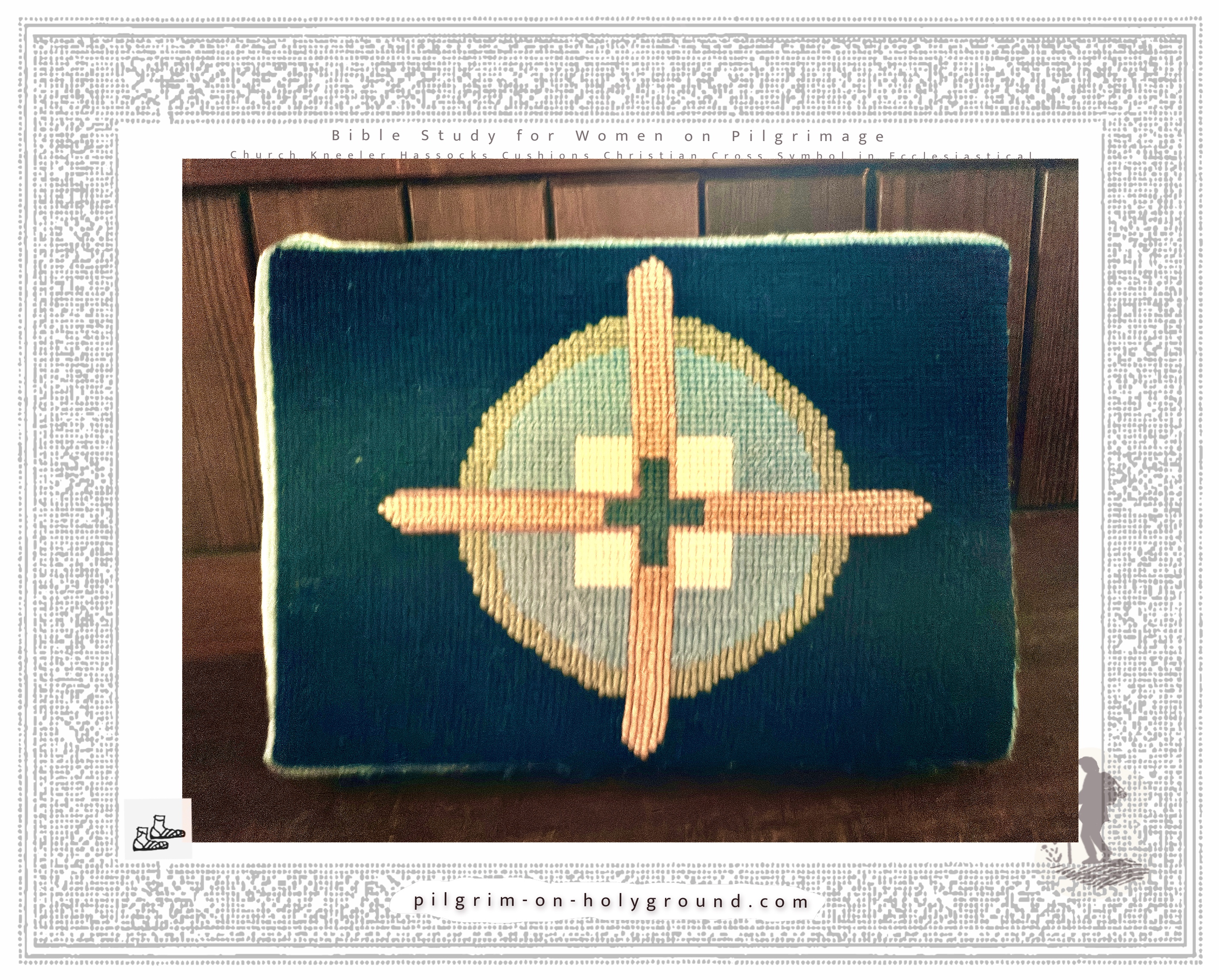 Church-kneeler-cushion-Christian-cross-hassocks-pilgrim-on-HolyGround-archive-2