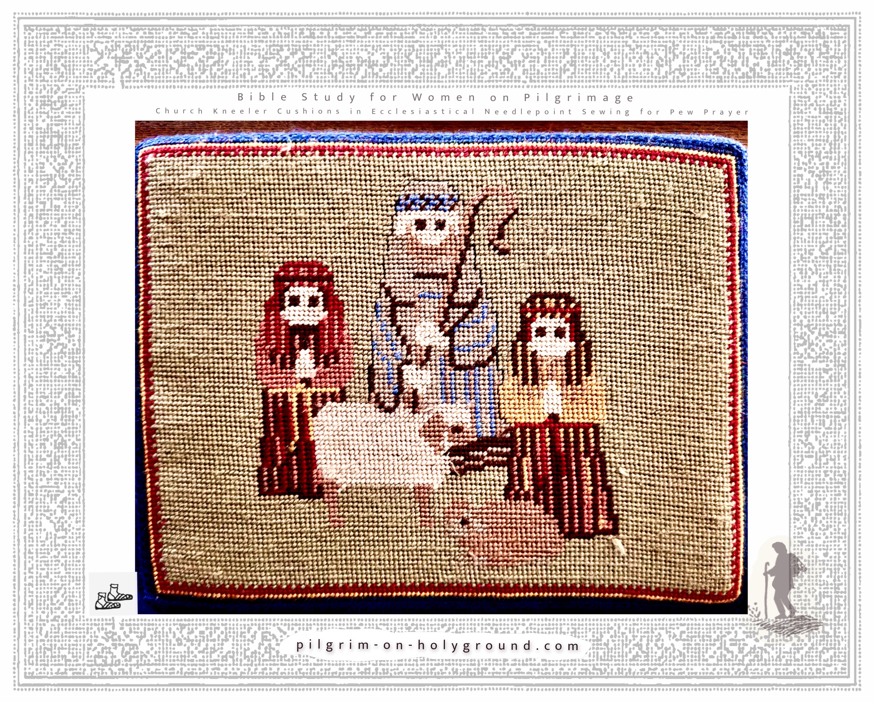 Church kneeler cushions Christian Christmas 3 kings