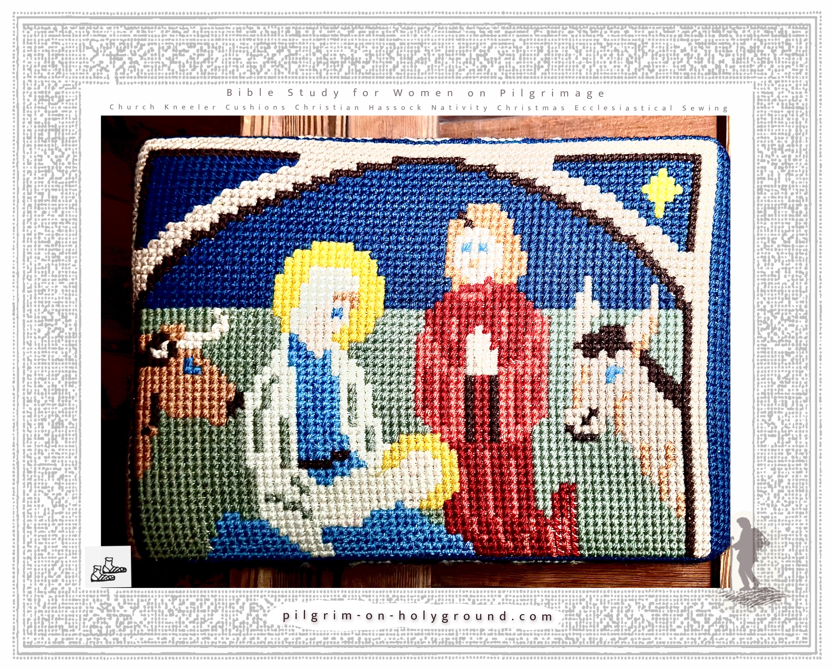 Church Kneeler Cushions Christian Christmas Nativity