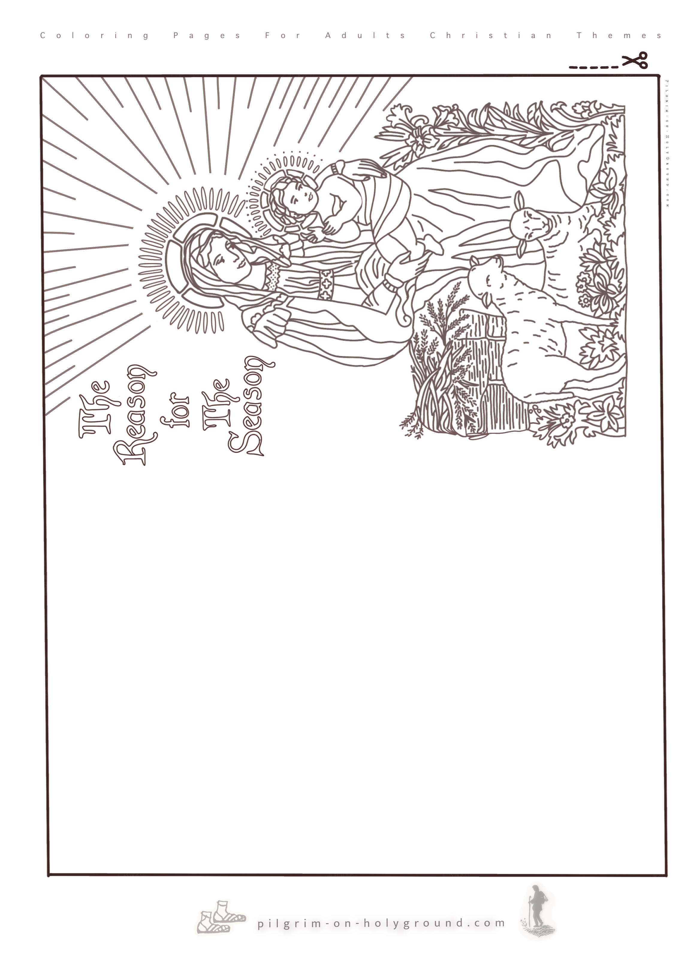 Mary and Baby Jesus Nativity Coloring Pages for Christmas Nativity for Adults with smaller details to create a printable christmas card Mary and Baby Jesus Nativity Coloring Pages for Christmas Nativity for Adults with smaller details to create a printable christmas card