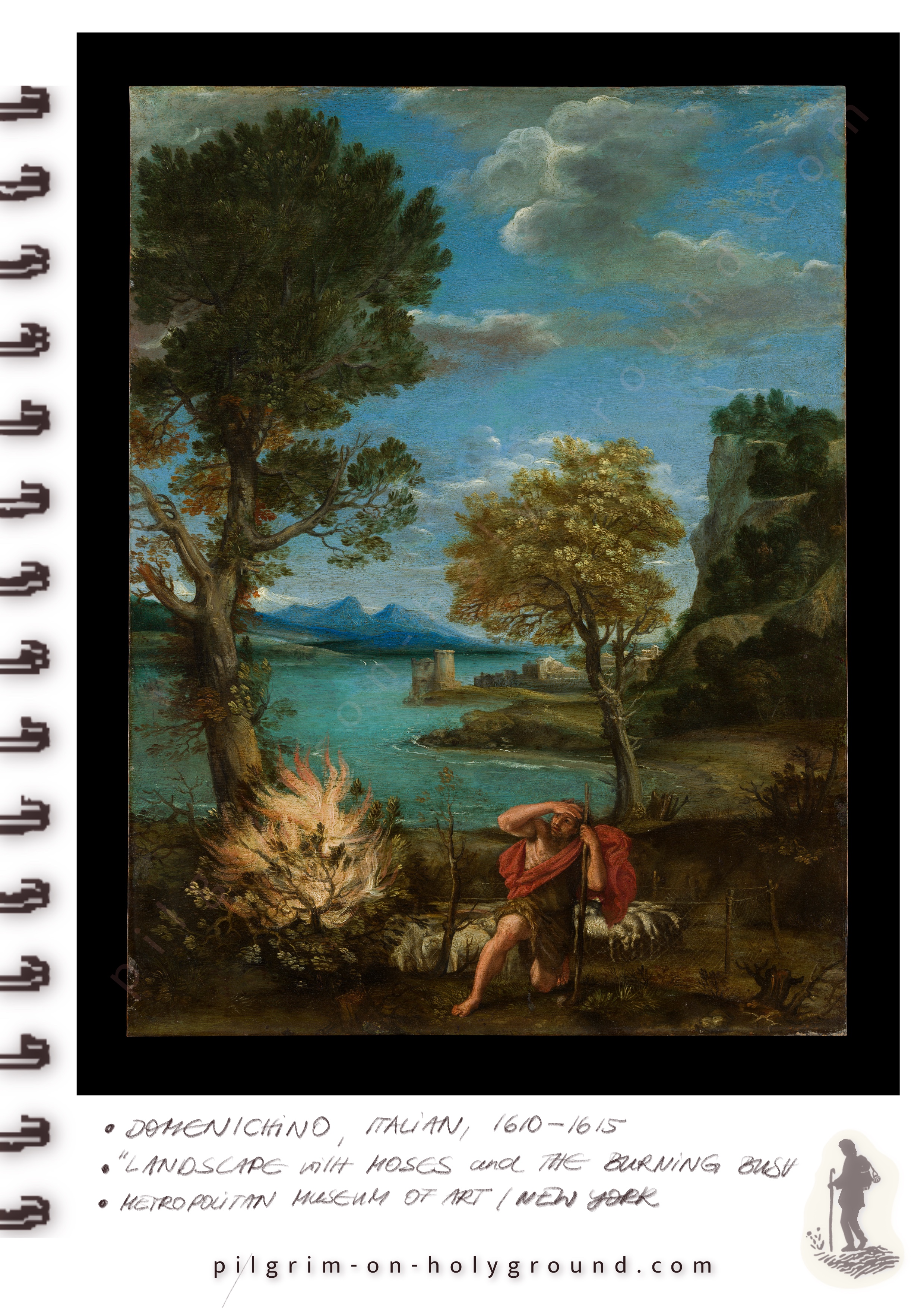 Moses Burning Bush Visio Divina Online Bible Study for Women on Pilgrimage 