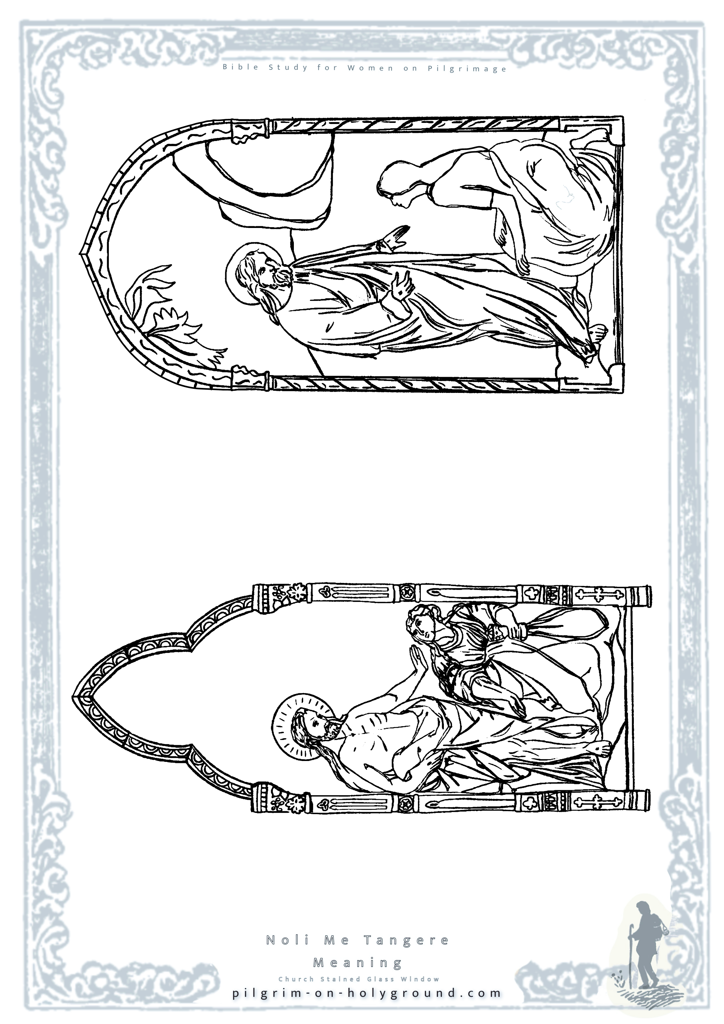 Church Stained Glass Windows Xolorin Pages , Online Bible Studybor Women Noli Me Tangere Meaning at Pilgrim on HolyGround Archive 