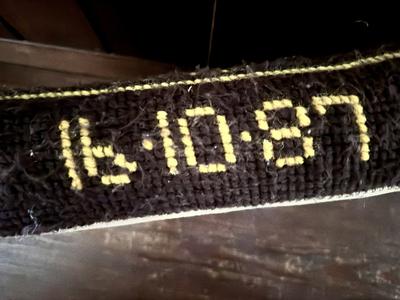 The Great Hurricane - Commemorative Church Kneelers Cushion  The Great Storm