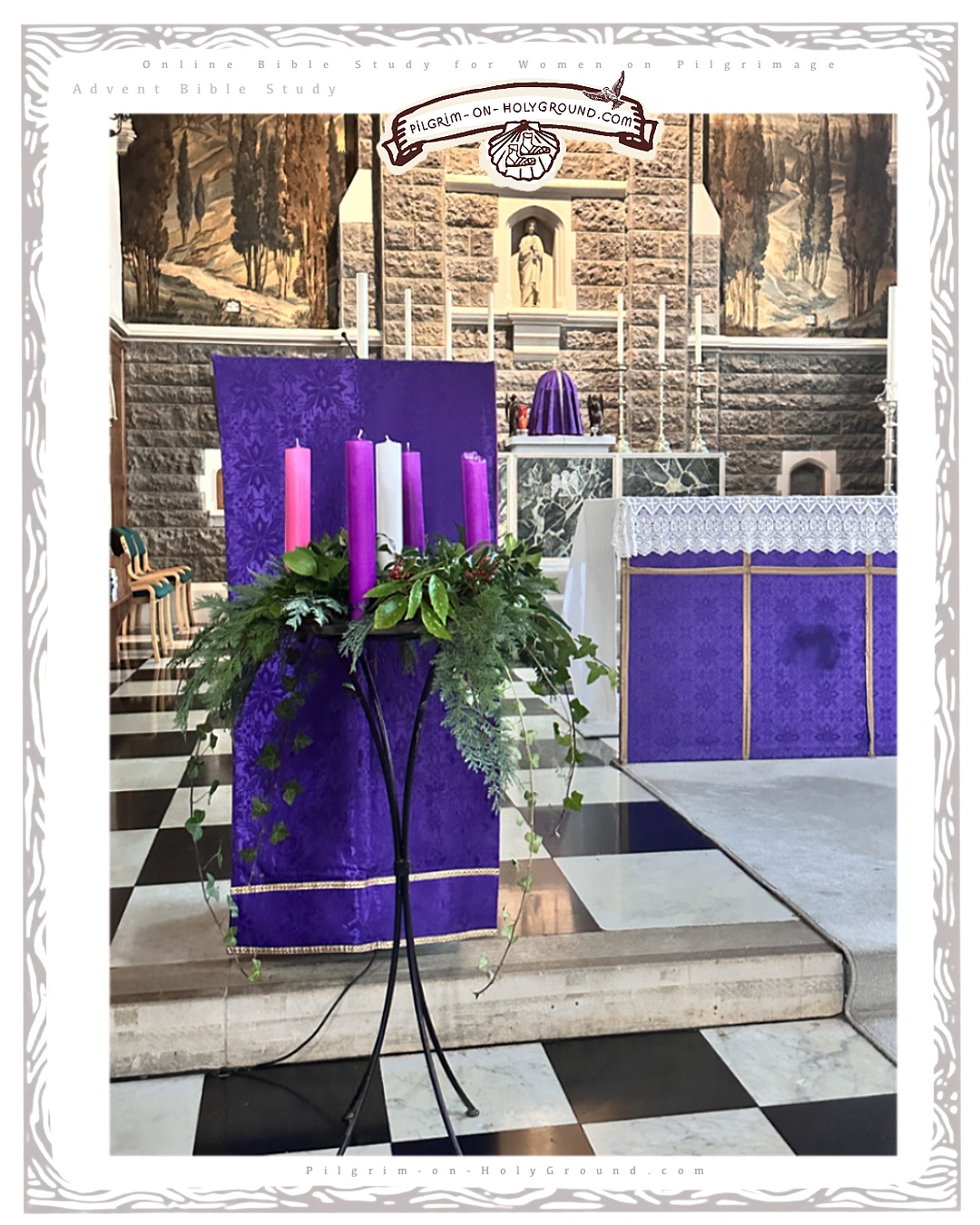 Advent in the Catholic Church Colours for Advent Wreath, Meaning of Advent Wreath Candles Symbolism, My Pilgrimage Photos from Catholic Christmas
